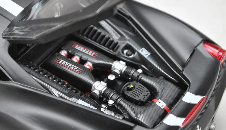 1:18 Ferari 458 SP сплав супер бегущая модель автомобиля матовый черный твердый Переплет