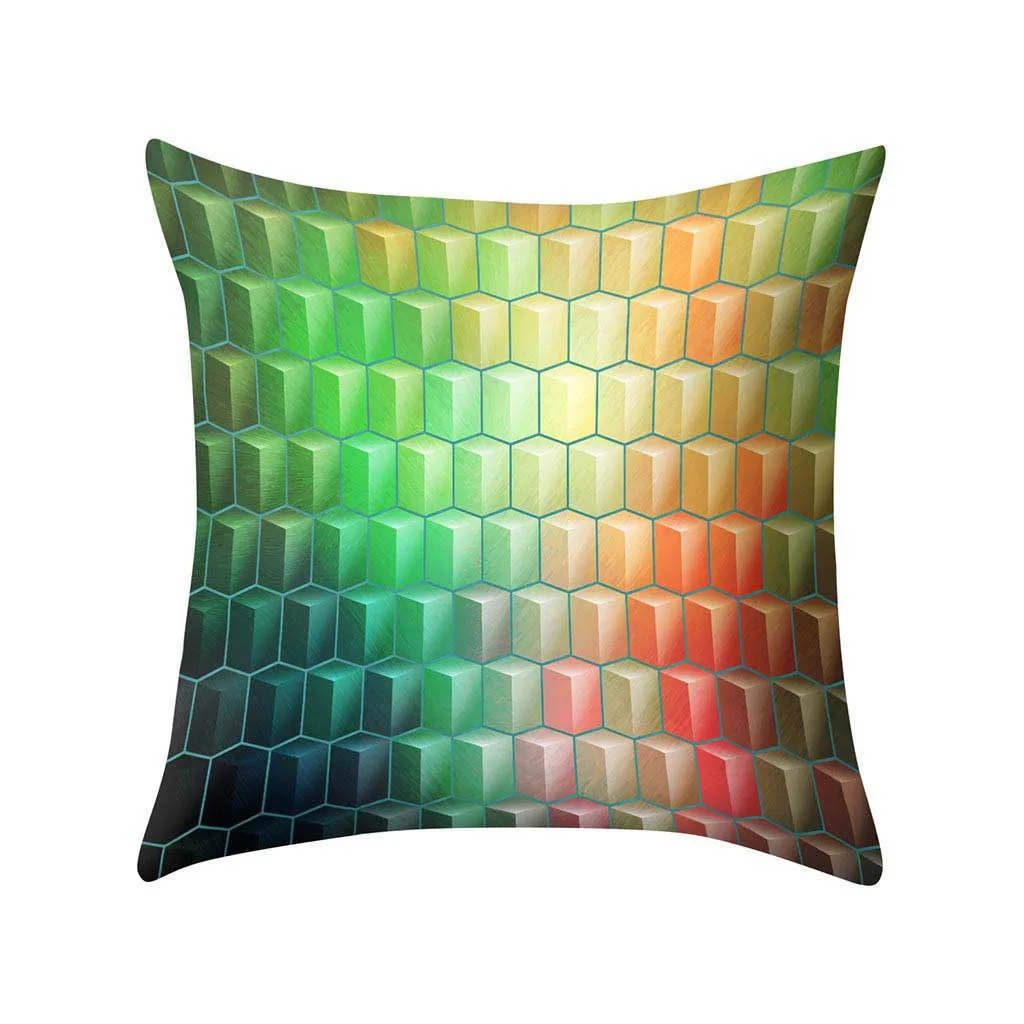 Gajjar визуальный эффект цвет наволочка яркие цвета декоративные наволочки funda de