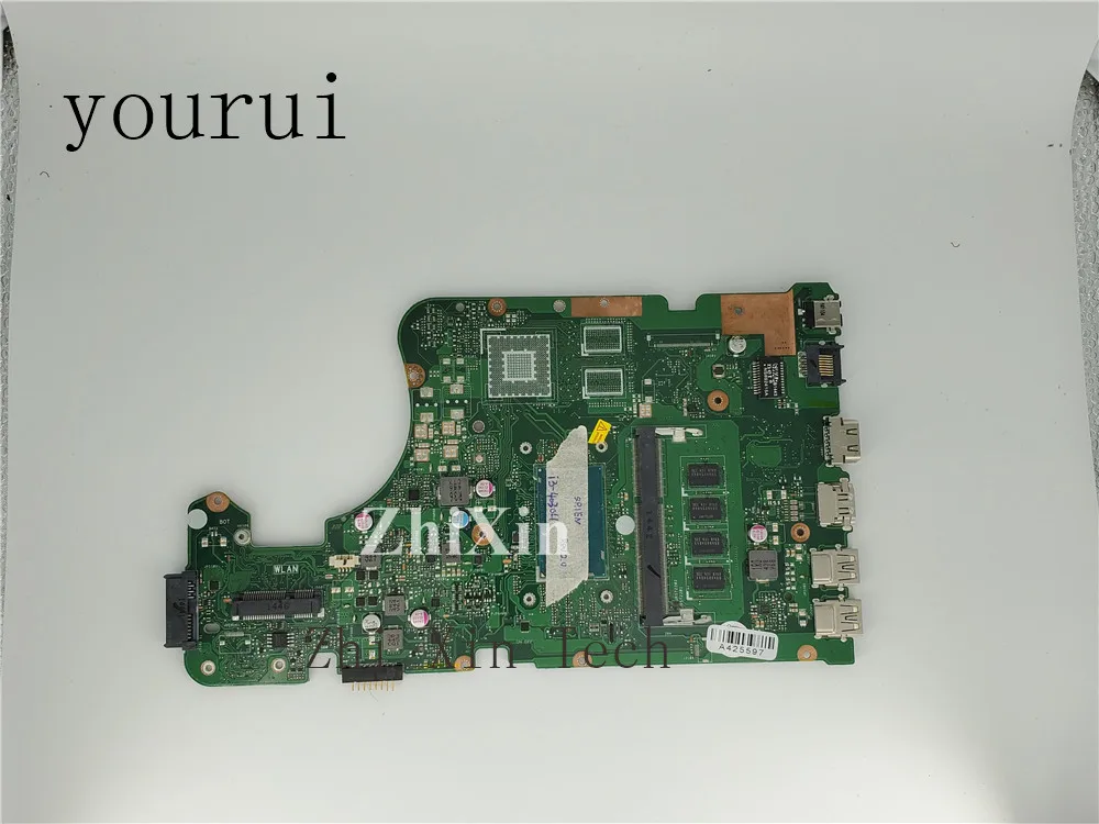 

yourui For ASUS Original X555L X555LD Laptop Motherboard REV 2.0 Processor i3-4030u 4GB RAM Test all functions