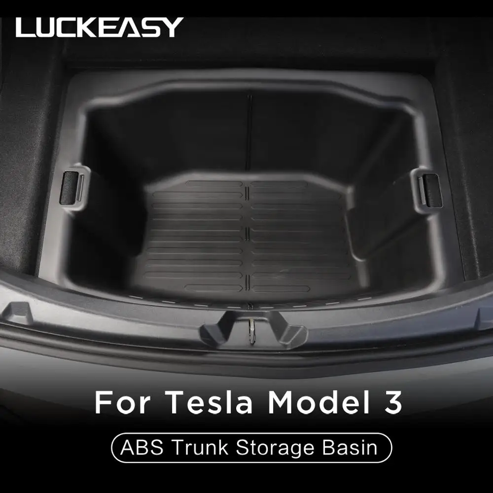 Автомобильная раковина LUCKEASY для хранения в багажнике из АБС пластика Tesla model 3 2017
