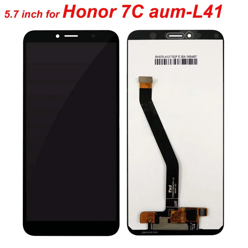 2018 Новый 5 7 дюймов для Huawei Honor 7C aum L41 l29 ЖК дисплей кодирующий преобразователь