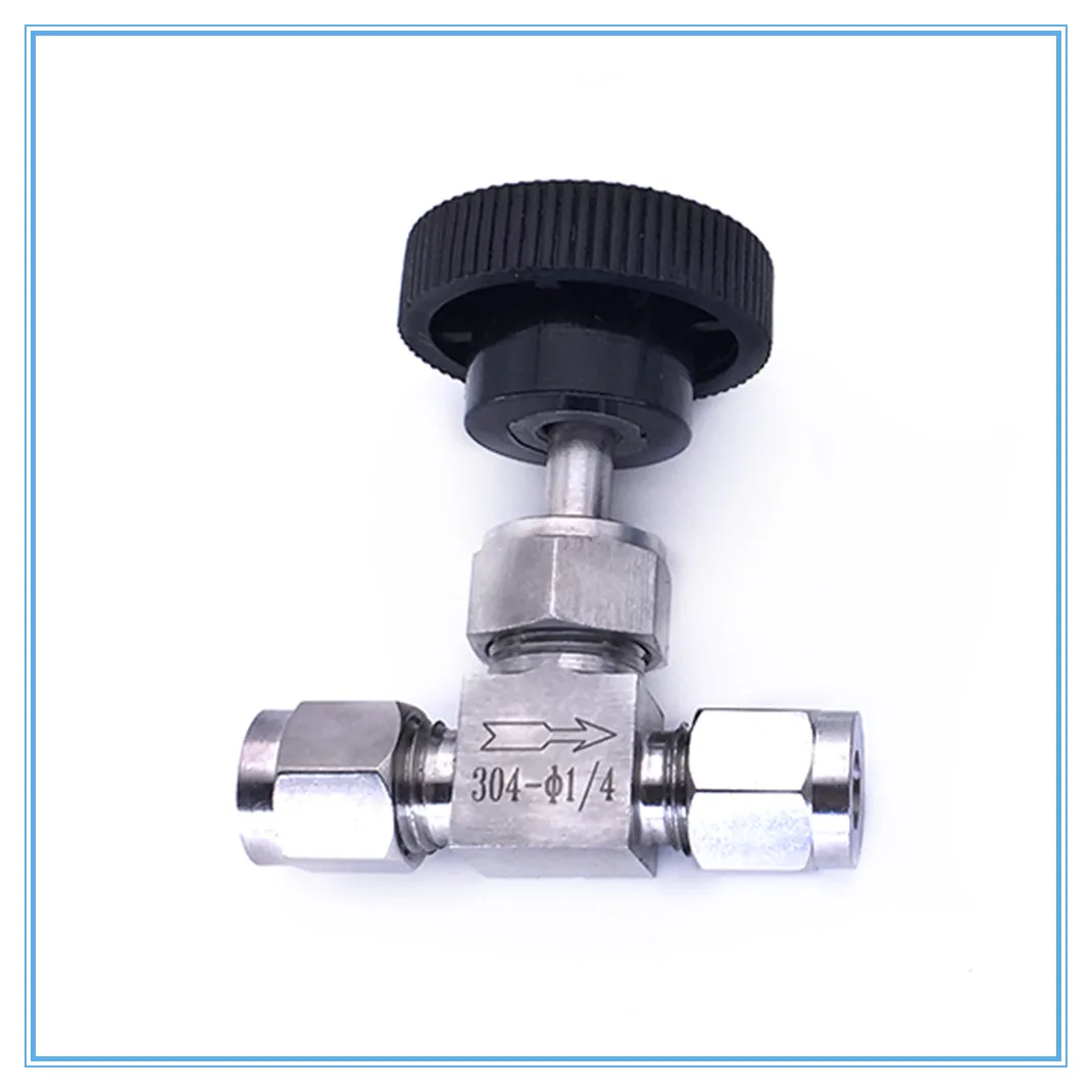 

Adjustable needle valve OD 3 4 6 8 10 12 14mm 1/8" 1/4" 3/8" 1/2" Compression Double Ferrule Tube stainless steel 304