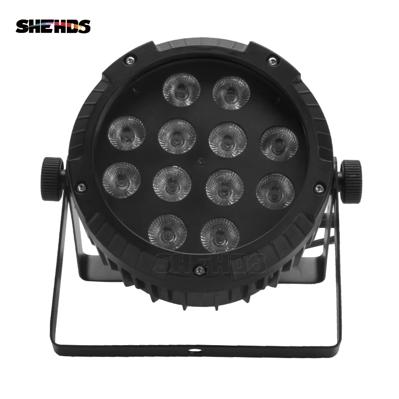 Водонепроницаемый светодиодный плоский светильник Par 12x12W DMX512 RGBW со сценическим