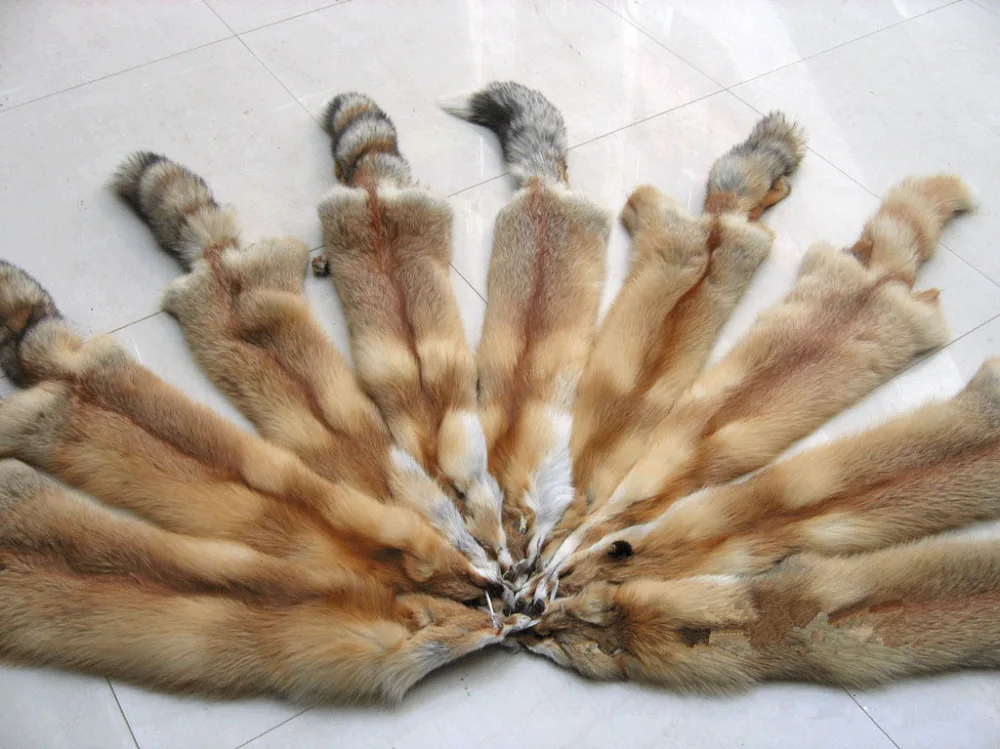 

Red Fox fur skin / Natural Red Fox Fur / Real Red Fox Pelt