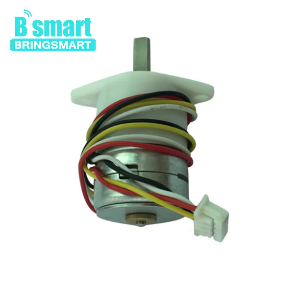 Мини шаговый двигатель Bringsmart GM15BY 5 12 В постоянного тока мотор редуктор 6 в для