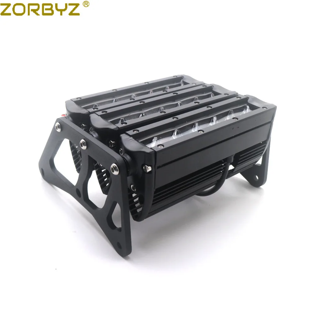 ZORBYZ мотоциклетный Черный винтажный трехуровневый светодиодный кронштейн для