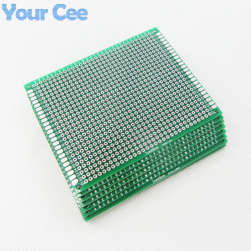 7x9см двухсторонний Прототип pcb 7*9 см Универсальный Макет для Arduino 2 54 мм