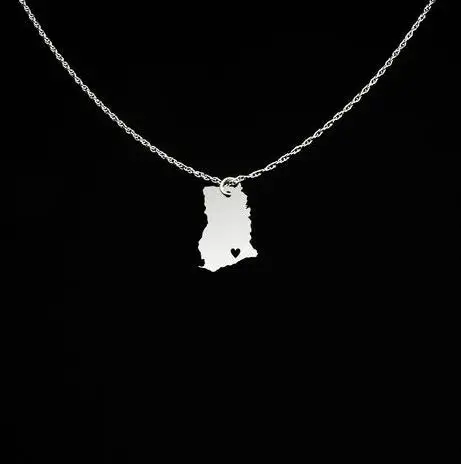 

New Arrival Copper Ghana Jewelry Engrave Some Letters Ghana Necklace Travel Gift For Men And Women YP4091