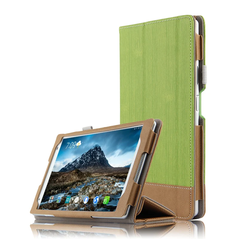 Высококачественный кожаный чехол книжка с тремя папками для планшета Lenovo TAB 4 8