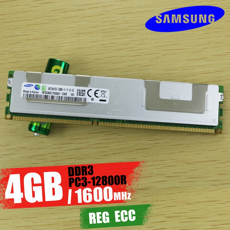 Samsung Серверная память 4 ГБ 8 оперативной памяти 16 Гб встроенной DDR3 PC3 1066 МГц 1333 1600 1866