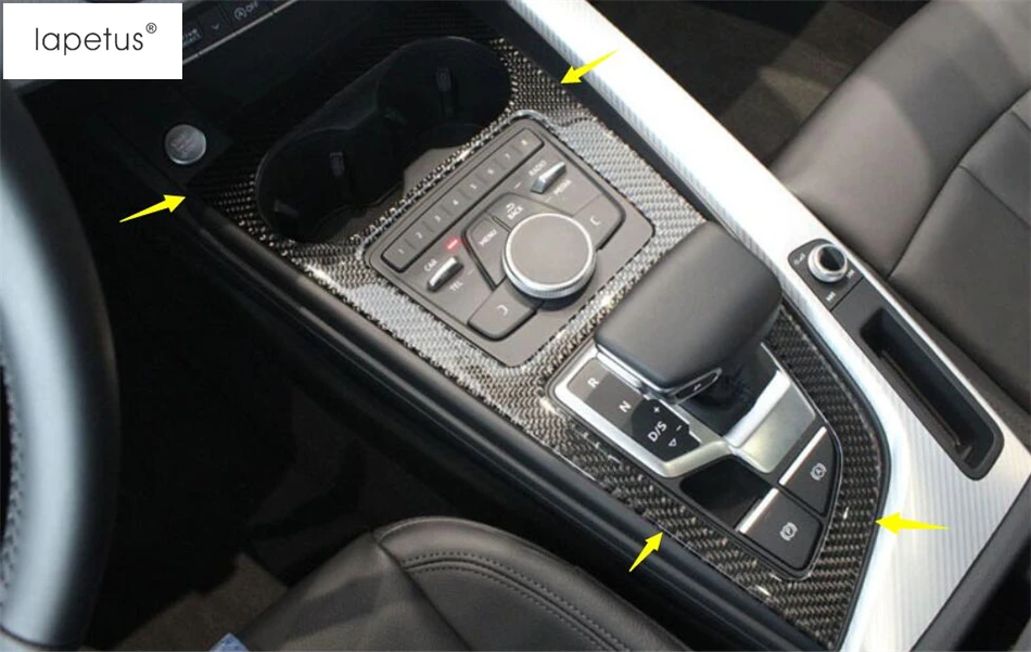 

LAPETUS Transmission Shift Gear Panel Cover Trim Fit For Audi A5 A4 B9 Sedan / Avant / Allroad Quattro 2016 - 2020 Accessories