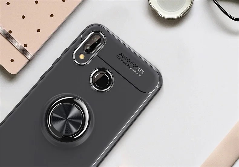 ТПУ Мягкий силиконовый чехол для huawei Nova 2 3 3i 3E 4 Стенд для колец на палец задняя крышка для huawei Nova 3 i 4 2 S автомобильный держатель телефона чехол