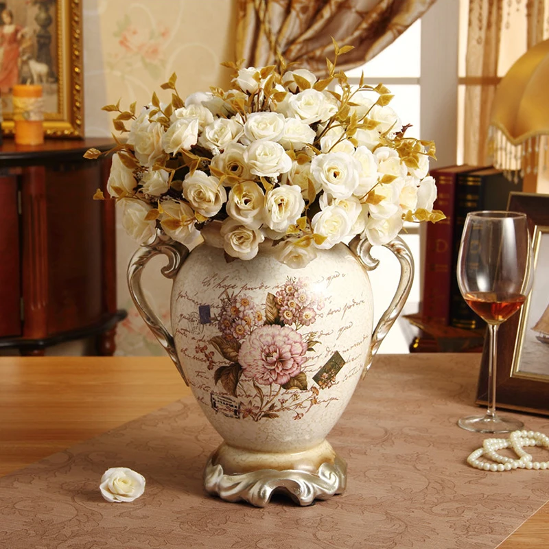 Новинка украшение для гостиной керамическая ваза простая европейская домашнего