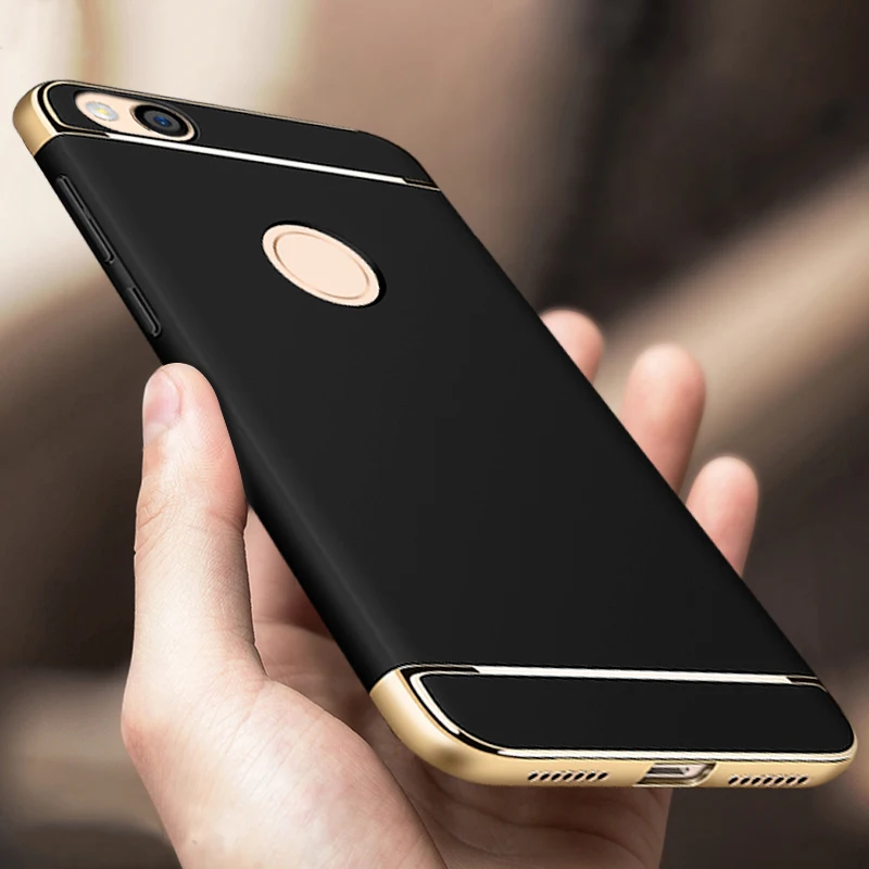 Чехол для Redmi 4X Xiaomi 4A 4 Prime задняя крышка Жесткий Оригинальный чехол 3 в 1 с