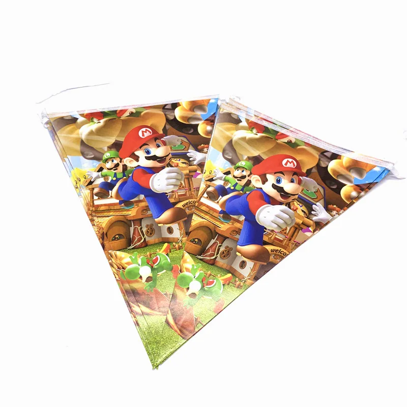 135/68 шт. Mario Bros День Рождения украшения набор Супер Марио салфетки скатерть чашки тарелки одноразовая посуда набор