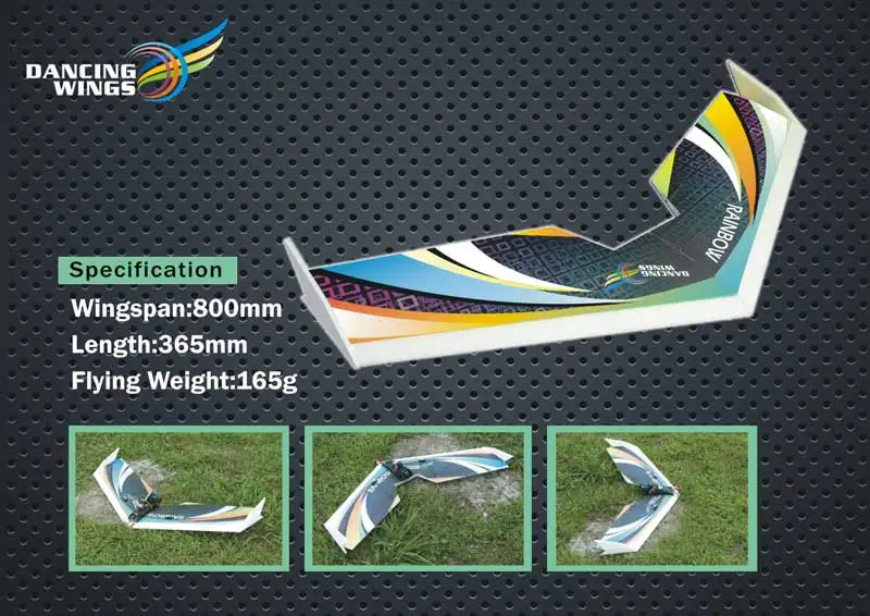 Бесплатная доставка распродажа EPP модель самолета Радужное крыло 800 мм размах