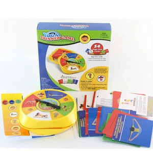 Игрушка-Спиннер для йоги, Веселая игра с надписью на английском языке для вечеринки родителей с детьми