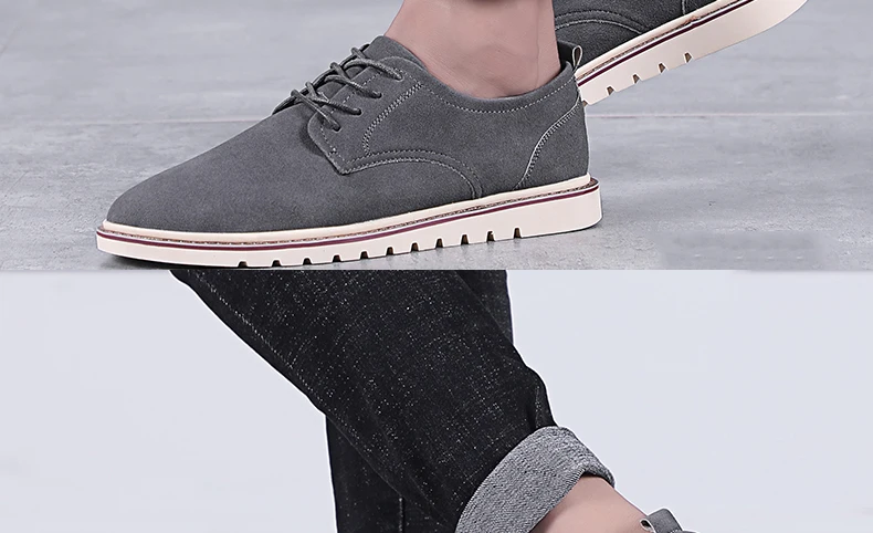 Новые Модные низкие Туфли DR Martens в британском стиле мужская повседневная кожаная обувь Туфли-оксфорды из коровьей замши на шнуровке для джентльменов; большие размеры 47