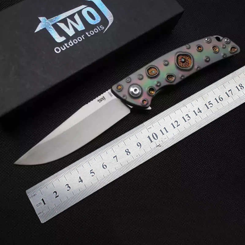 TWOJ 3501 нож складной Высокое качество S35VN лезвие TC4 ручка Подшипник походный