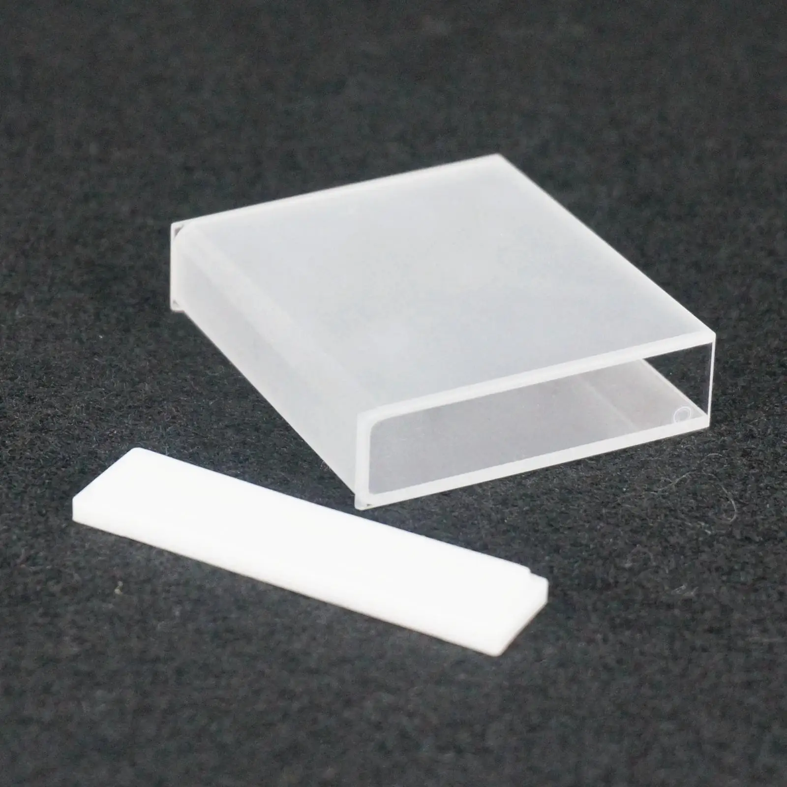 50 мм JGS1 кварцевая кювета Cell с крышкой PTFE для Uv спектрофотометров|cell|cell 5cell quartz |
