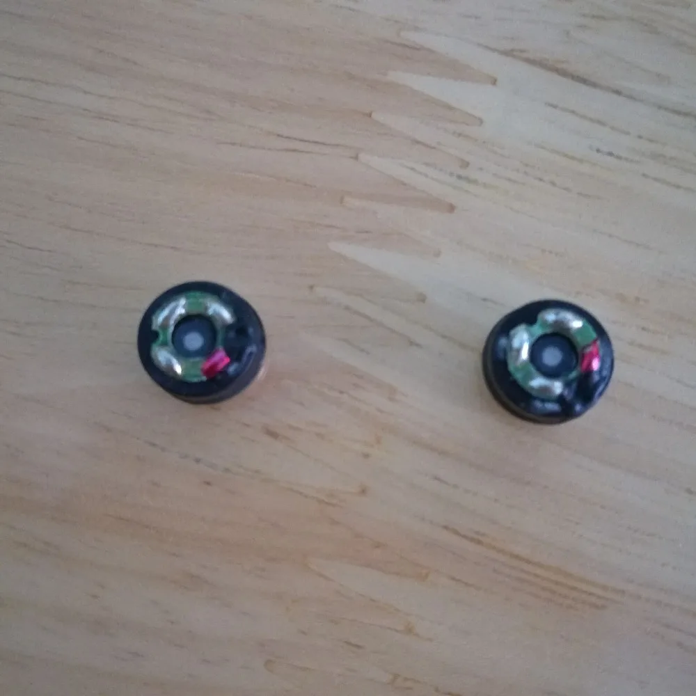 Комплект из 2 предметов 8 мм динамик DIY Наушники Блок HIFI для ремонта гарнитура (1