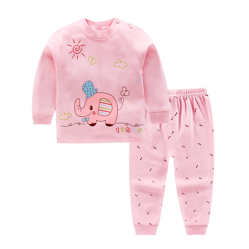 Baby Boy Clothing Set Long Sleeve+Pants 2pcs Sport Suit Children's Clothes Newborn Little Dinosaur Tracksuit |