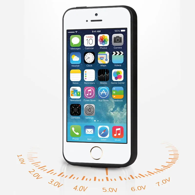For iphone 5 Battery Case 4000 Mah Backup Cover Smart Charge Power Bank For iphone 5 5S SE Battery Case