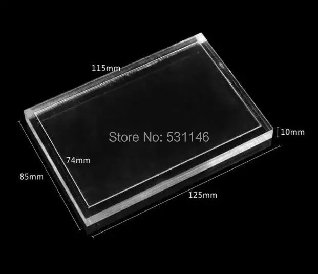 20pcs New Style Mobile cell Phone Price tag card Parameters Display rack show Holder Mount Clear Acrylic | Дом и сад