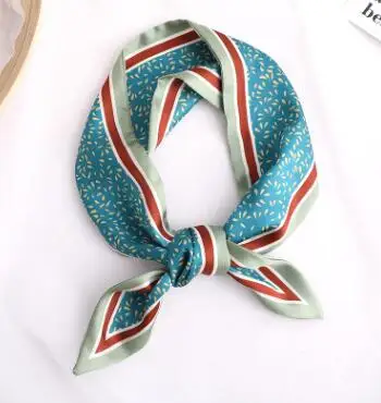 В форме сердца в полоску тесемка, шарф Для женщин Ins Fashion, Автомобильная подушка для шеи и головы повязка на голову, повязка на голову, 100*10 см - Цвет: 3