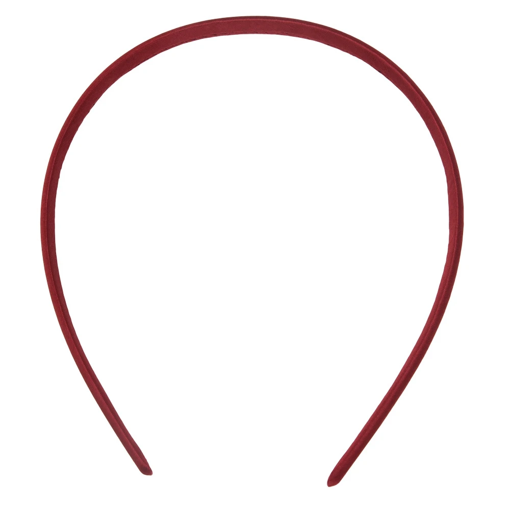Wine Red 4 шт. лента для волос 1 см* 36 см обруч для волос аксессуары для волос Diy Единорог вспомогательный оголовье лента для волос модный аксессуар - Цвет: Wine Red
