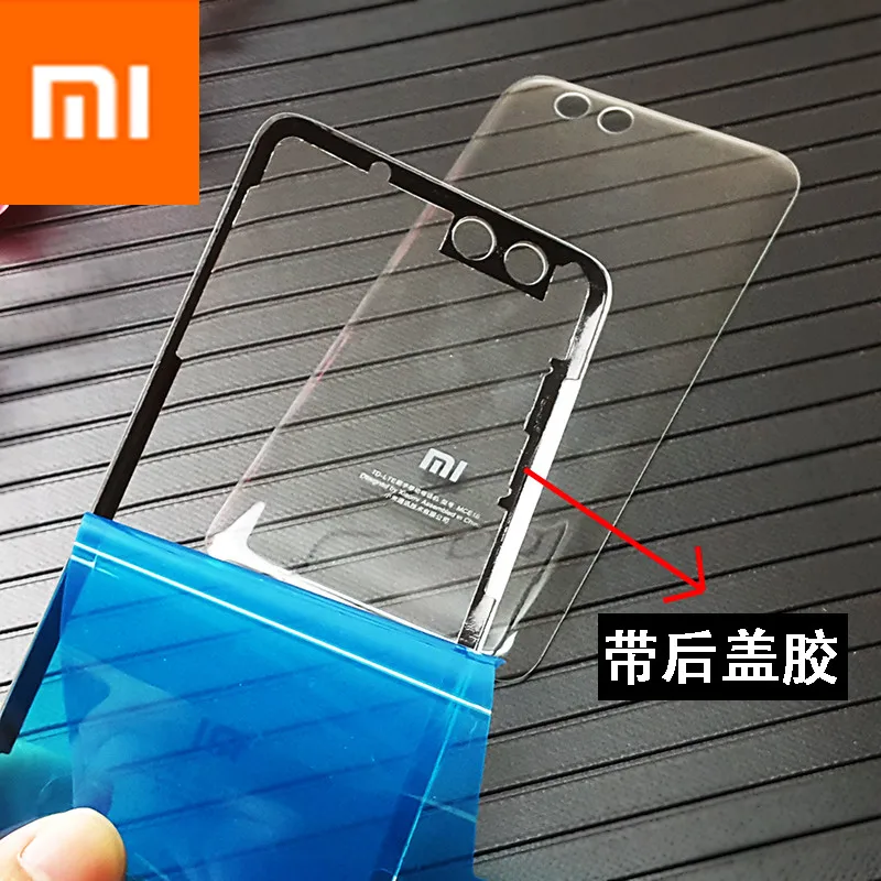 Оригинальная прозрачная задняя батарея Корпус Крышка для Xiaomi mi 6 задняя дверь Замена жесткий Аккумулятор Чехол 3D стекло mi 6