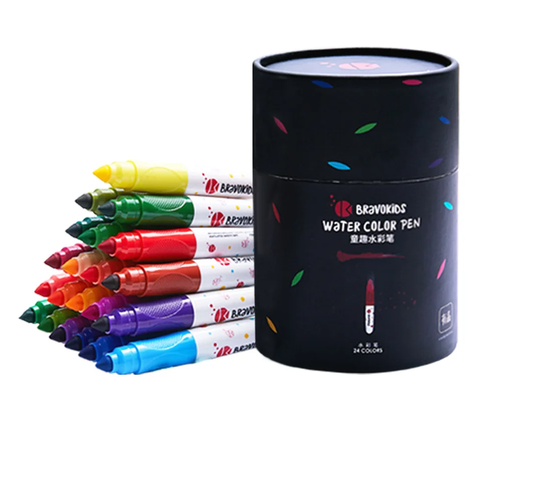 Washable Dyeing Watercolor Painting Pen Learning Education Drawing Toys For 3 years+ Kids Coloring