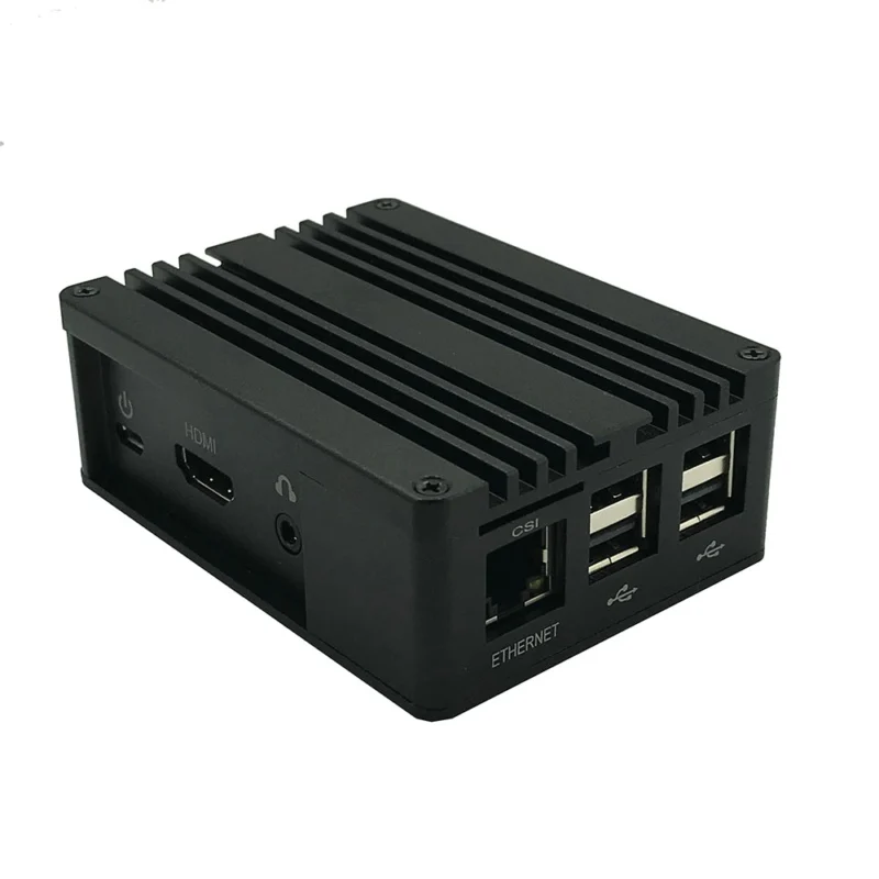 Новый Raspberry Pi 3 алюминиевый корпус металлический черный Поддержка Model B + RPI Модель
