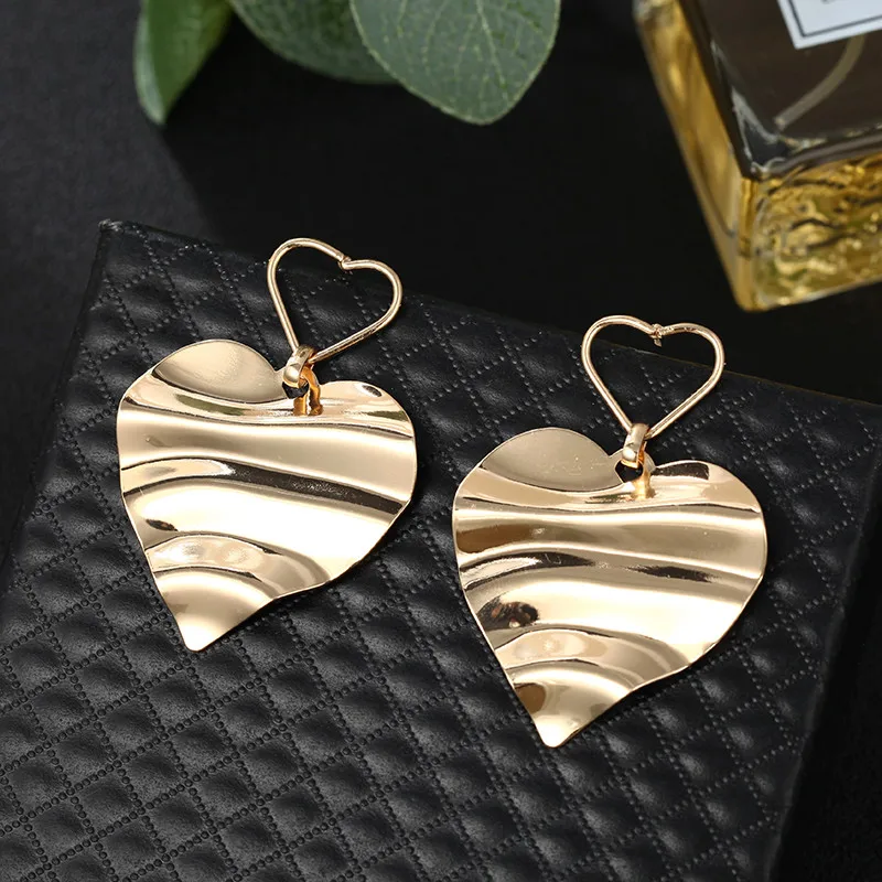 Женские серьги в стиле бохо металлические неправильной геометрической формы