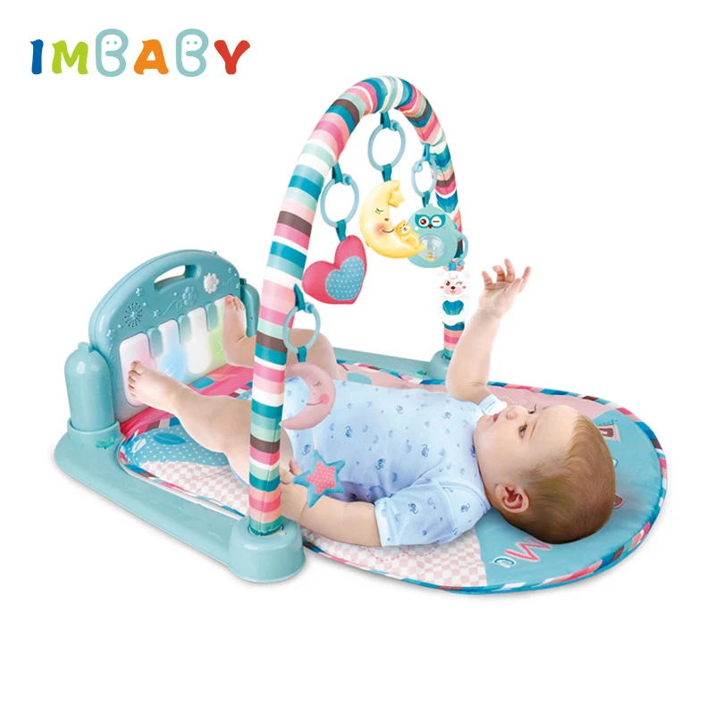 IMBABY мягкий детский пианино тренажерный зал фитнес Детский игровой коврик