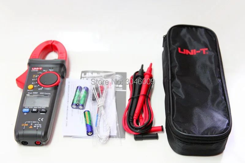 UNI-T UT213C AC DC 400A цифровой клещи True RMS Амперметр Сопротивление/Емкость/частота/температура тест NCV