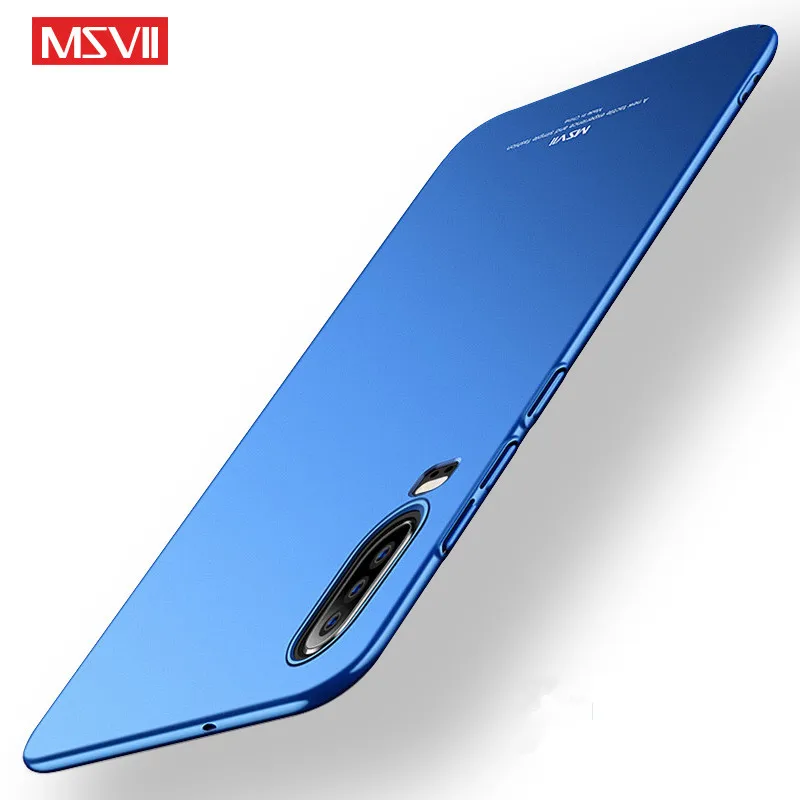Huawei P30 lite чехол MSVII ультра-тонкий ПК Жесткий анти-отпечатков пальцев анти