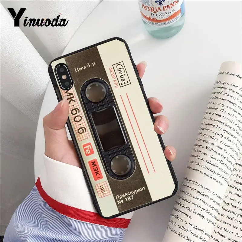 Yinuoda Винтажный чехол с магнитной лентой для iPhone 8 7 6 6S Plus X XS MAX 5 5S SE XR 10 | Мобильные