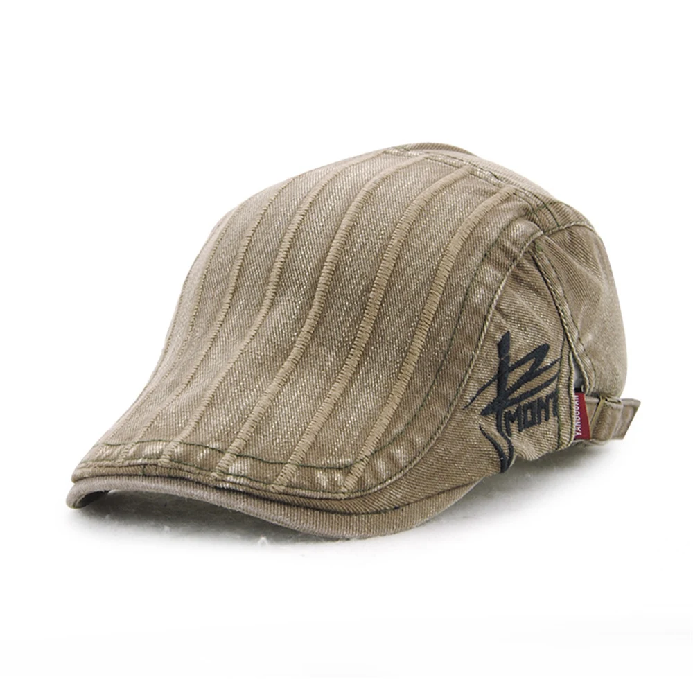 army green TOHUIYAN, Ретро стиль, хлопок, газетная Кепка для мужчин, козырек утконоса, остроконечная Кепка в британском стиле, джентльмен, плоская кепка, s, повседневная, Boina, берет, шапки - Цвет: army green
