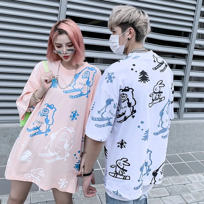 Рисунок с героями мультфильмов футболка коротким рукавом для мужчин