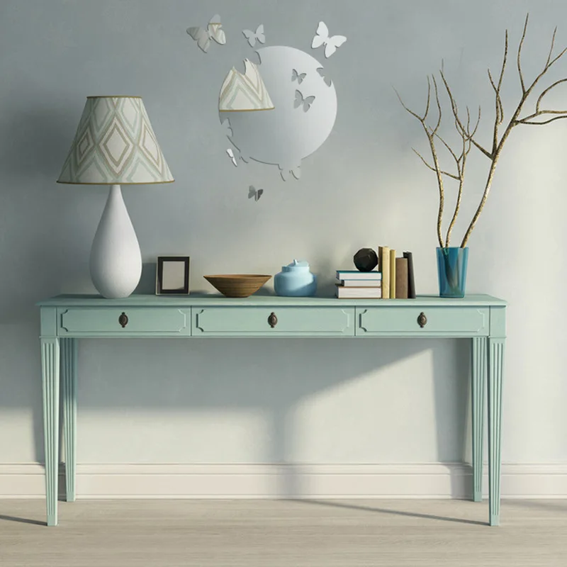 Funlife креативная трехмерная зеркальная настенная паста овальная бабочка