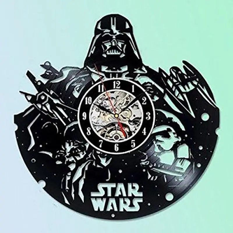 Виниловая запись дизайн стильные настенные часы электронные CD виниловый диск