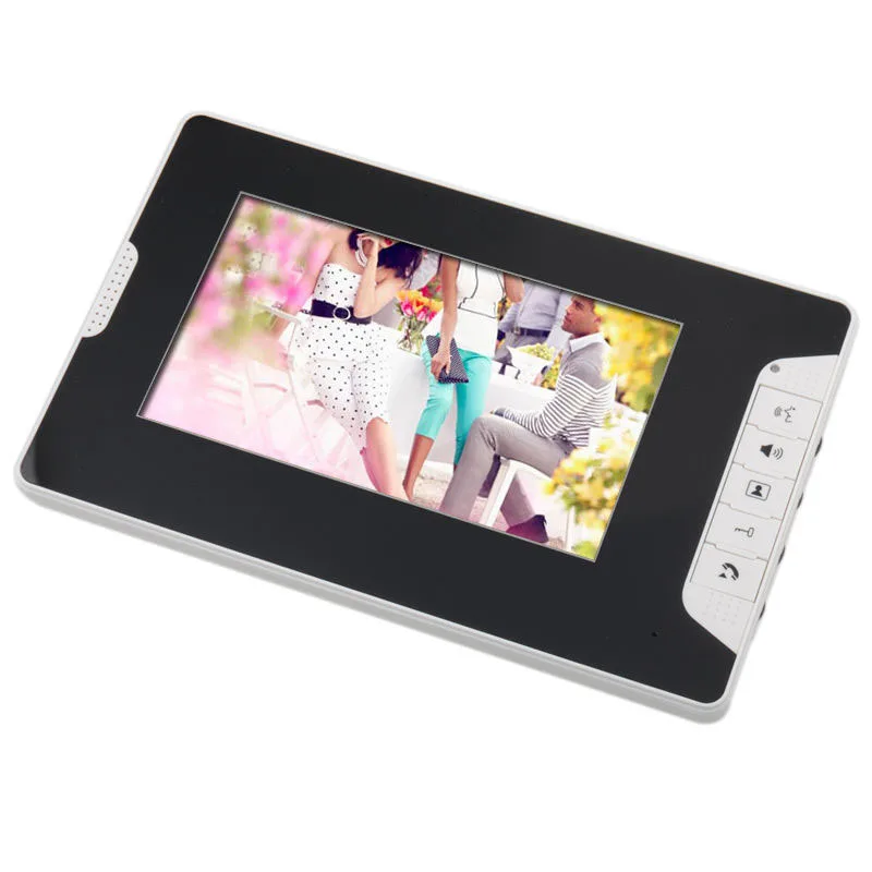 Видеодомофон с цветным экраном 7 дюймов 2 монитора 1 дверной звонок RFID HD камера