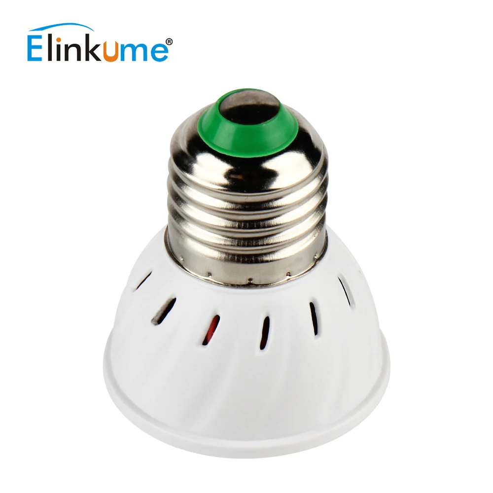 Elinkume полный спектр E27 LED Grow Light 220V 230V прожектор для быстрого роста цветочных