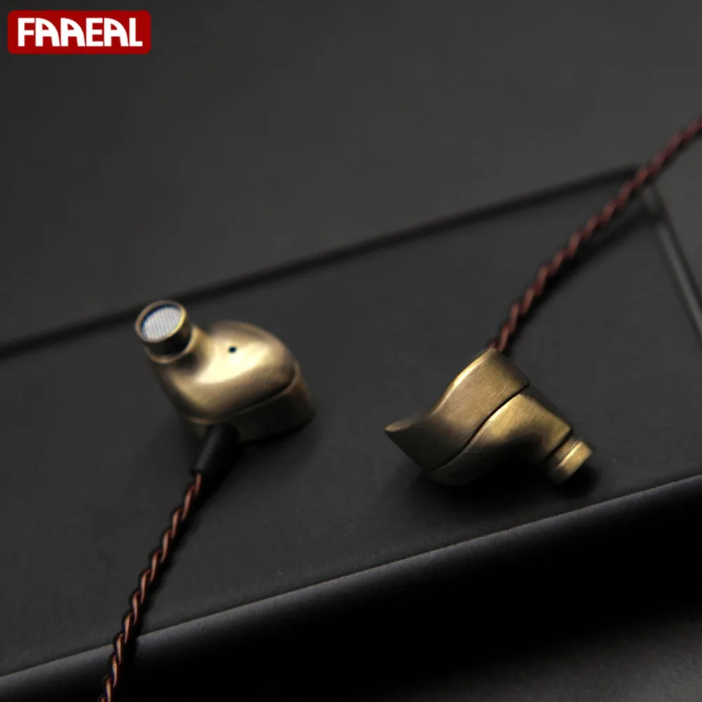 Новые металлические наушники FAAEAL Crescent вкладыши Hifi музыкальные спортивные для