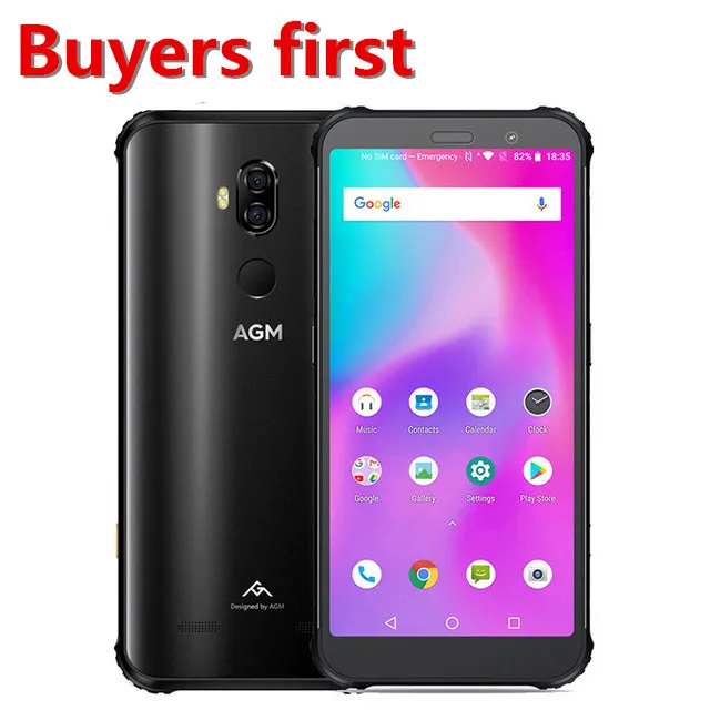 AGM X3 смартфон с 5 дюймовым дисплеем восьмиядерным процессором Snapdragon 99 ОЗУ 6 ГБ ПЗУ