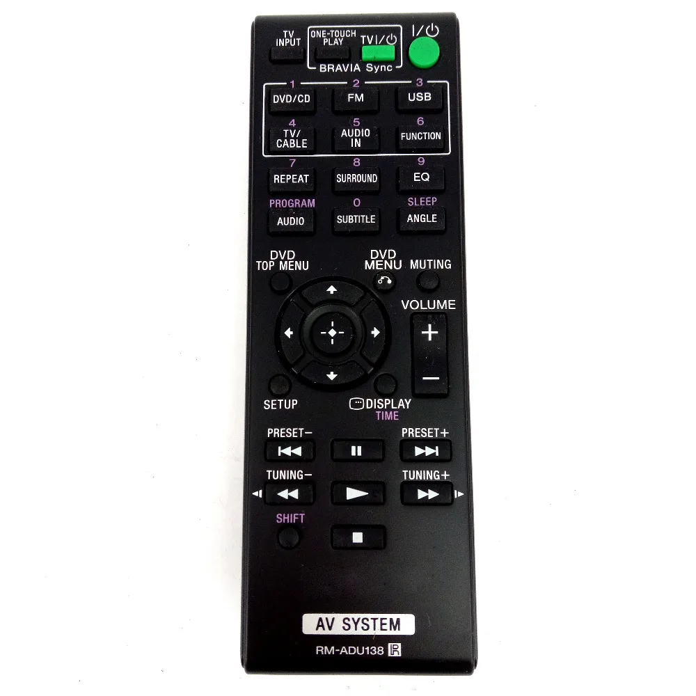 

(10 шт./лот) Новый для Sony AV системы дистанционного управления RM-ADU138 для DAV-TZ140 HBD-TZ140 SS-CT121 SS-TS121 SS-WS121 проектор для домашнего кинотеатра системы
