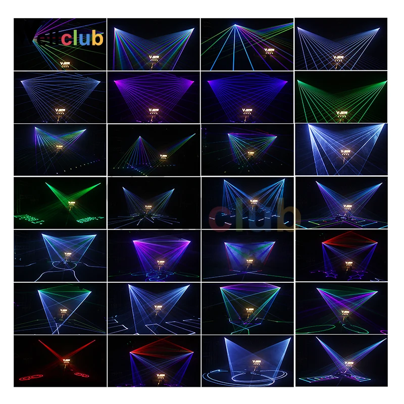 4 шт. 2 вт RGB анимационный лазерный свет DMX ILDA интерфейс Dj проектор/Dj