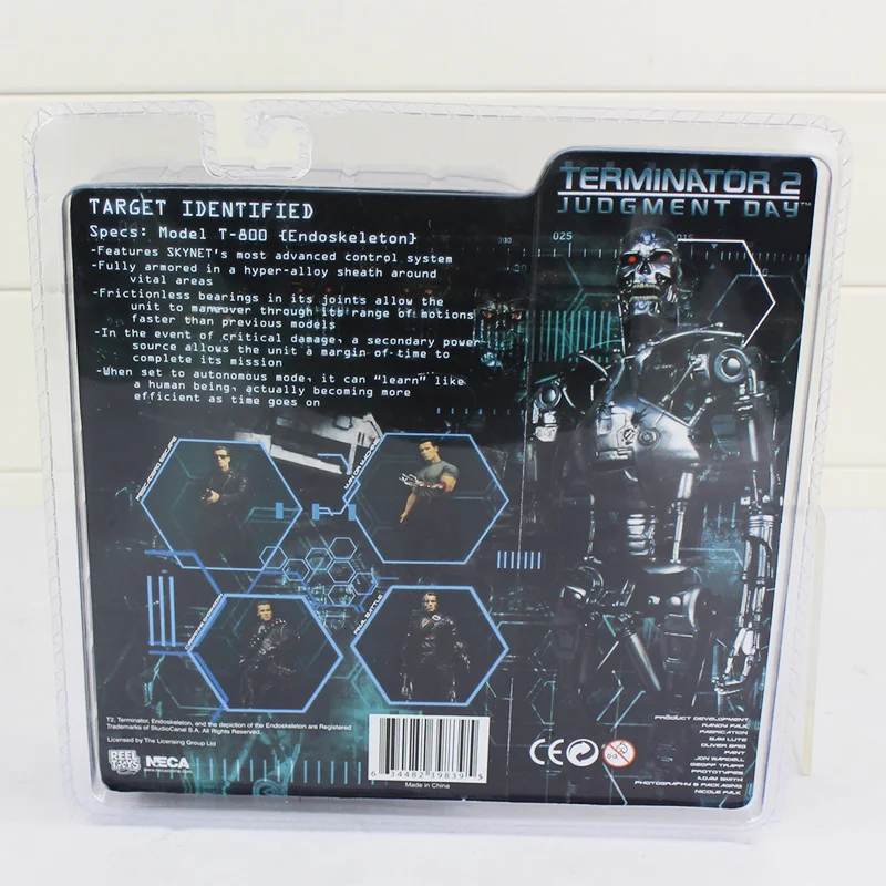 Новое прибытие NECA Терминатор 2 фигурка T-800 эндскелетон Классическая Игрушка 7 &quot18