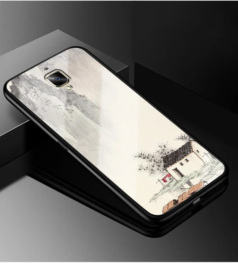 23 Для Oneplus 3t 3 чехол One plus 3T PC Пластиковый стеклянный чехол для телефона черный ТПУ бампер чехол для Oneplus 3 3T One plus 3t 3 1+ 3 Чехол - Цвет: 23